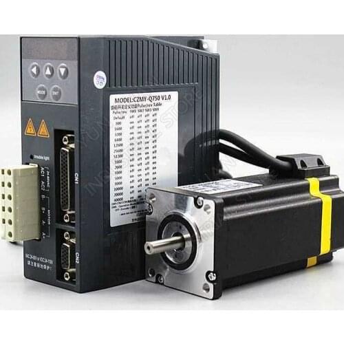 Nema24 Stepper Motor Driver 60MM 4Nm Digital Display 2000RPM Closed Loop Hybird Encoder Easy Servo 2Ph AC DC Stepper Motor Kits