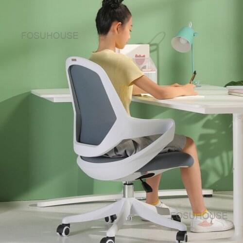 Ergonomic Dormitory Computer Chair Swivel Lift Office Chairs Girls' Home Bedroom Furniture Back Office Armchair Recliner Chair