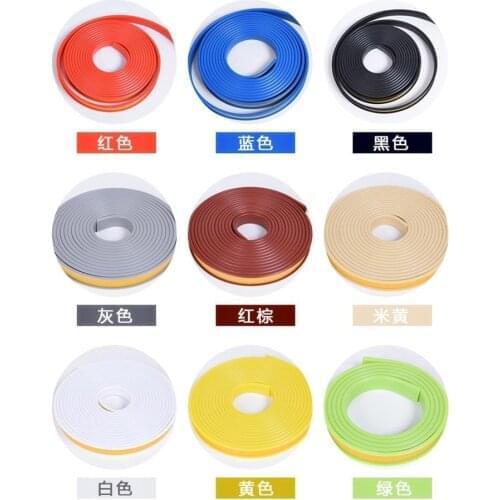 2M Adhesive edge banding tape 5-36mm U PVC veneer sheets for furniture Cabinet table edge guard protector seal strip