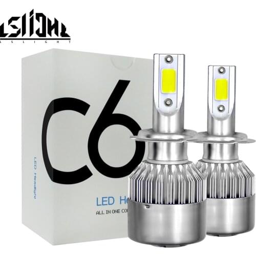 LSlight Car Headlight Ampoule LED H4 H7 H11 H1 H8 9005 9006 HB2 HB3 12V 60W 6000K 12000LM Turbo Phare Led Lamp Lights Auto Bulb