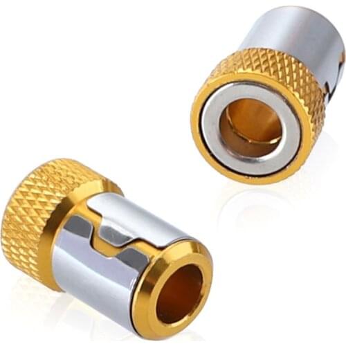 Screwdriver Bits Magnetic Ring 1/4\" 6.35mm Metal Strong Magnetizer Screw for Electric Phillips E7CB