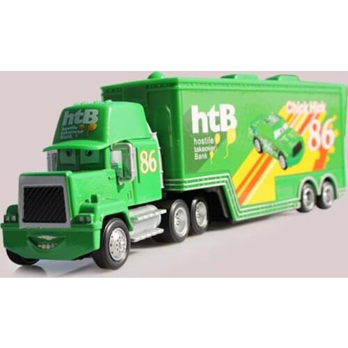Disney Pixar Cars Toys No.86 Chick Hicks Mack Truck 1:55 Scale Diecast Metal Alloy Model Toy For ChildrenS Gifts
