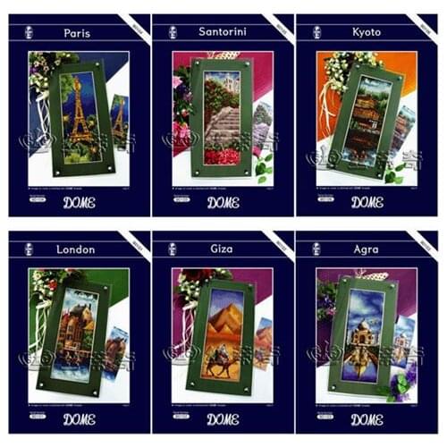 World scenery (the price of a pair) Cross Stitch Set Cross-stitch Kit Embroidery Needlework Craft Packages Cotton Fabric Floss