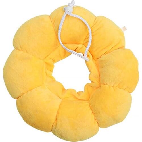 Pet Elizabeth Circle Cat Wound Healing Medical Anti Bite Sun Flower Collar Cat Lick And Bite Dog Collar Cat Headgear Shame Ring
