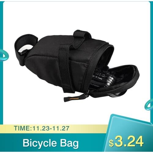 MTB Road Bicycle Bag Portable Bike Repair Tool Set Storage Bag Ultralight Bicycle Saddle Bag Bike Bicycle Inner Tube Saddlebag
