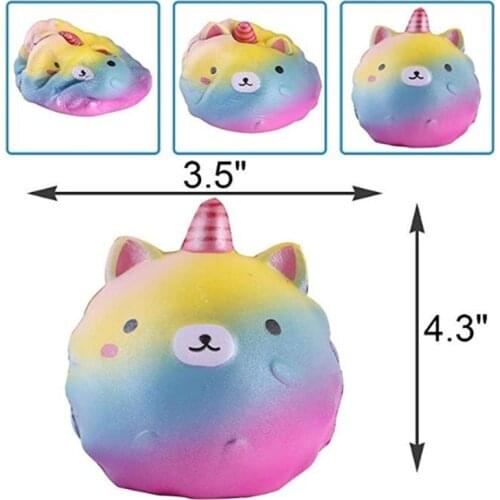Squishy Star Unicorn Princess Bear Squishy Slow Rising Squeeze Antistress Toys For Children Decoration Stress Relief Toy Drop