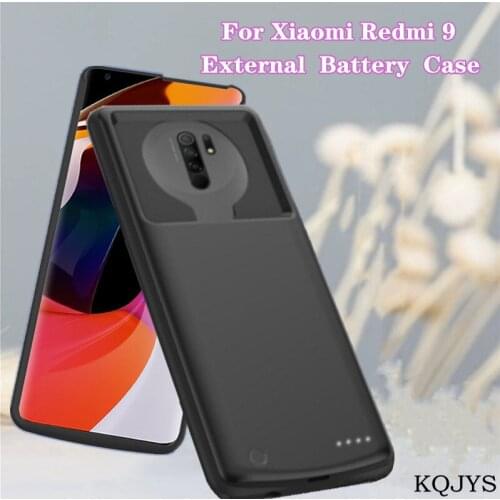 KQJYS 6800mAh Extenal Power Bank Smart Charging Cover Case For Redmi 9 Battery Charger Cases For Xiaomi Redmi 9 Battery Case