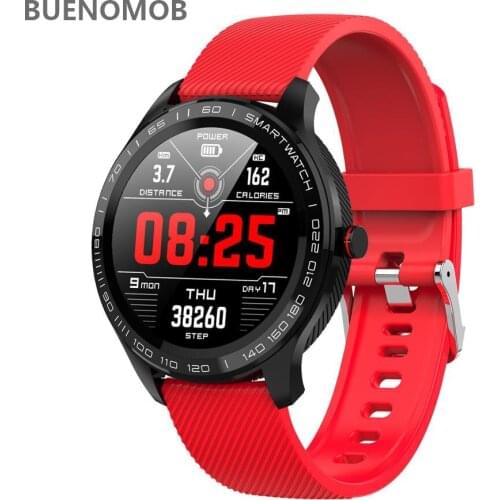 BUENOMOB Smart Watch IP68 Waterproof Smartwatch ECG Heart Rate Blood Pressure Monitor fitness bracelet for Android ios phone