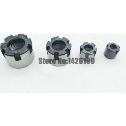 High Quality ER8/ER11/ER16/ER20 M type Spring Collet nut High quality for CNC Milling Machine Engraving Lathe Tool