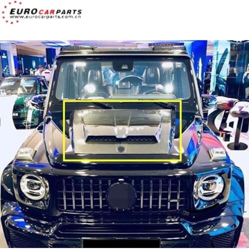 W464 hood scoop fit for G-class W464 2018-2019y DRY carbon fiber hood scoop for new G-class B-style W464 hood