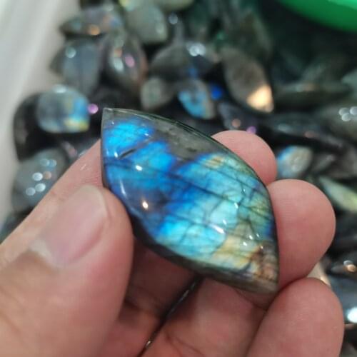 1PC Multicoloured Flash/Fire Labradorite Freeform Pendant Gift Mineral Jewelry Specimen Cabochon Diy Gemstone