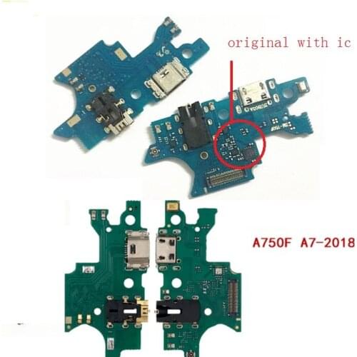 5pcs For Samsung Galaxy A7 2018 A750 USB Charging Charger Port Dock Connector Flex Cable Ribbon