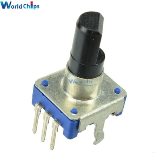 5PCS Rotary Encoder EC12 Audio Digital Potentiometer 15mm Handle