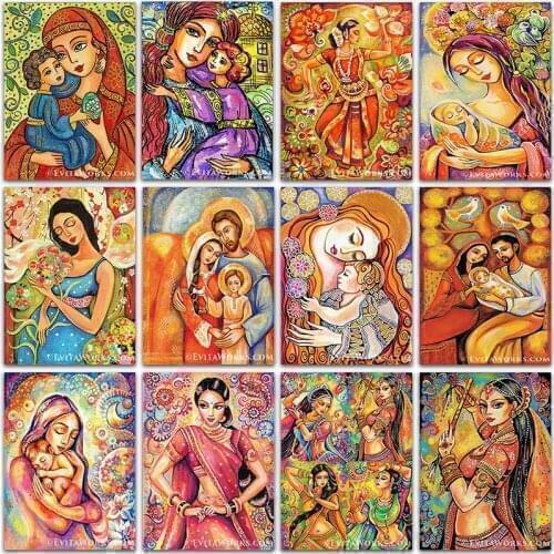 5D DIY Diamond Painting Jesus Religion Our Lady art Full Square&Round Diamond embroidery Cross stitch Diamond mosaic home decor