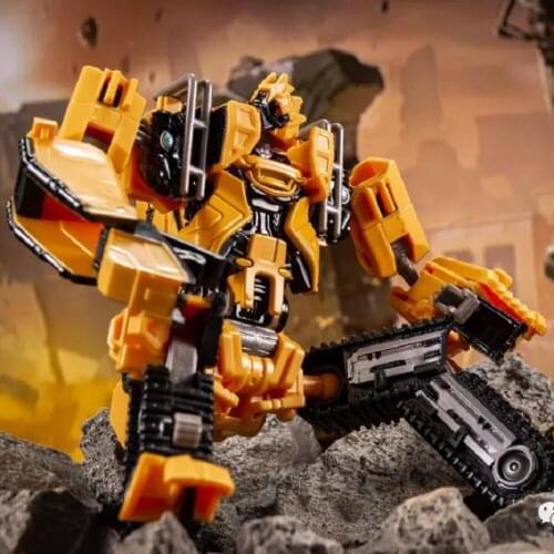 AOYI SS Transformation Overload Roaring Rampage Bulldozer 6001-8C Action Flgure Robot Toys With Box H6001-8C