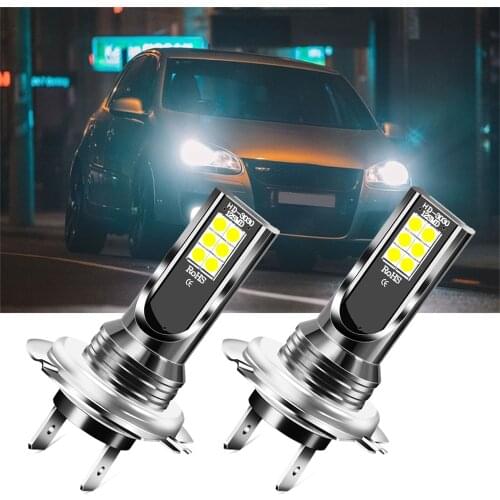 2pcs H7 Car LED Fog Lights Bulbs DC12V Auto Fog Lamp for Opel Astra j Insignia Astra g Corsa Zafira b Mokka Vivaro Meriva