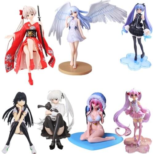 Japan Anime Hatsune Miku Figure Kasugano Sora Tachibana Kanade Cartoon Character SUPERSONICO Action Figure Model Decoration Toy