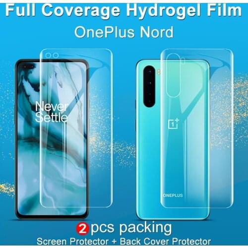 IMAK Hydrogel III 3 Film For Oneplus Nord Screen Protector Full Coverage Front Back HD Matte Protective film For Oneplus Nord
