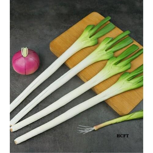Faux scallion shallot model Kitchen cabinet dining room hall hotel restaurant store shop decoration artificial fake vegetables