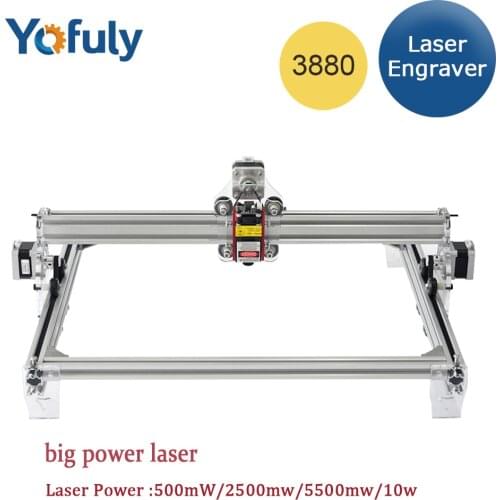 CNC 3880 Laser Engraver working area 38*30cm ,10w Big Power Laser with adjustable laser,Cutting Machine Laser Engraving Machine