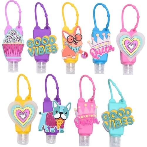 Mini Hand Sanitizer Empty Bottle Travel Portable Safe Gel Holder Disposable No Clean Soap Dispenser Hand Gel Holder For Kids