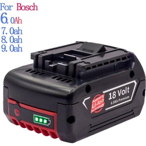 Rechargeable Electric Impact Drill, Lithium Battery Powered Portable Tool, Suitable For Bosch 18V6.0AH Wrench