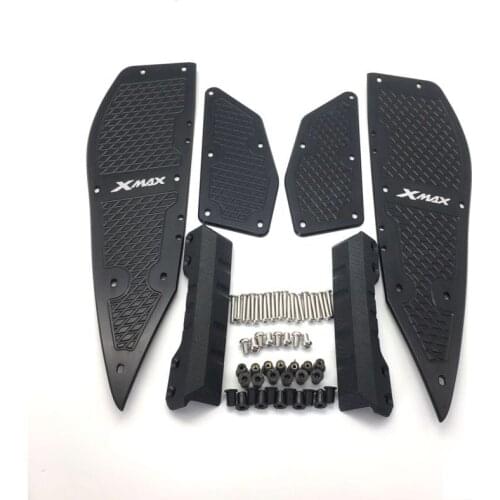 New Motorcycle XMAX Footrest Foot Pads Pedal Plate Pedals For Yamaha XMAX 300 XMAX 400 XMAX 250 XMAX 125 2017-2020 Accessories