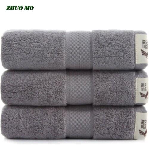 High Quality 3pcs Thicken 140g cotton towel bathroom Couple new year gift for adults home Hotel Home Super absorbent Face Towels