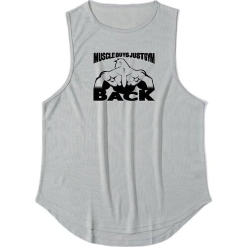 Sports Vest Mens Summer Thin Section Tide Brand Waistcoat Quick-drying Handsome Basketball Fitness Sleeveless T-shirt Men