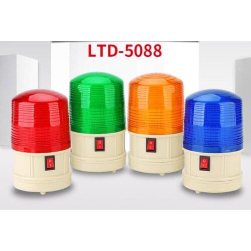 Battery powered LED Flashing Lamp Security Alarm Strobe Signal Warning Light blinker (no sound, no battery included)