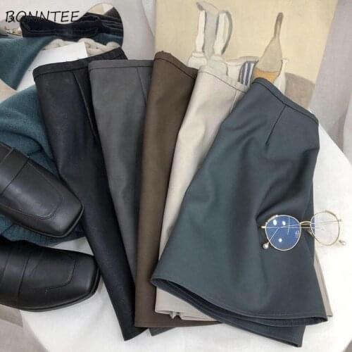 Skirts Women Solid Daily Slim Harajuku for Office Ladies Summer 2021 Newest Chic Retro All-match Street Korean Style Mini A-line