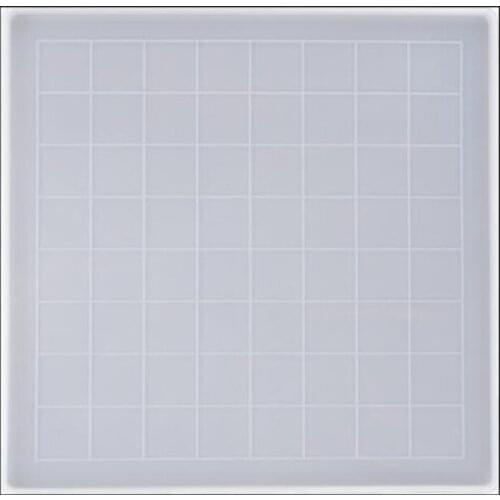 1 Set DIY Chess Board Crystal Epoxy Resin Mold Chess+Checkerboard Silicone Mould X7YC