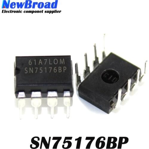 100PCS SN75176BP DIP8 SN75176 DIP 75176 DIP-8 new and original IC