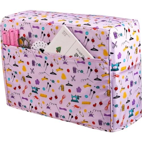 2021 HOT Dust Cover For Sewing Machine Waterproof Durable Cloth Protective Cover With Pockets Sewing Accessories Storage Bag