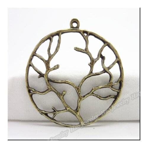 33 pcs Vintage Charms Tree Pendant Antique bronze Fit Bracelets Necklace DIY Metal Jewelry Making