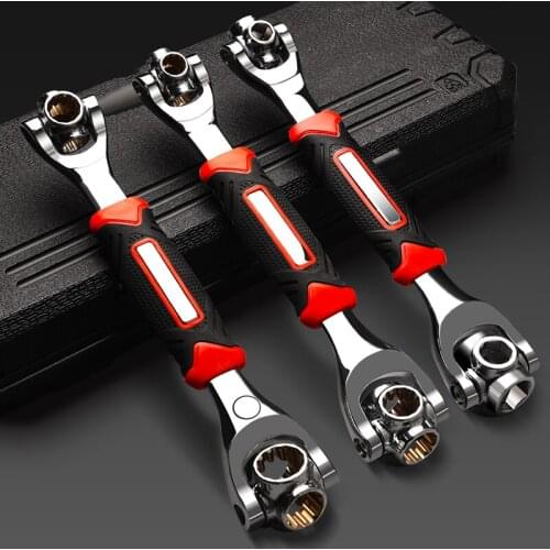8 in 1 socket spanner dog bone spanner multi-function rotary multi-head spanner tool universal spanner