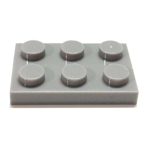 80PCS/lot DIY Building Blocks 2x3 Dots 12 Colors Educational Creative Bricks Size Compatible With lego Toys for Children