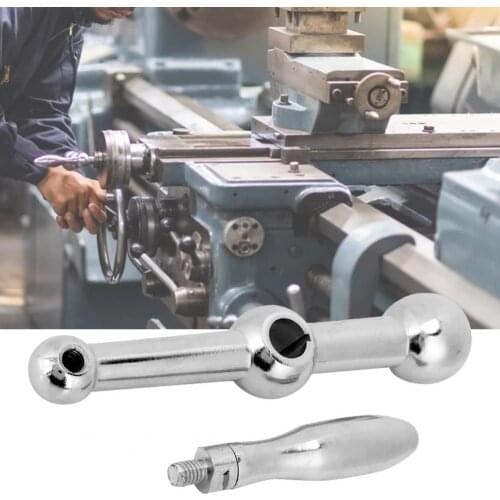 Silver Color Accessories Practical Milling Machine Ball Handle Durable Ball Crank Handle Three Balls for Industry