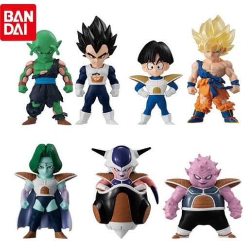 Bandai Genuine EX Gashapon Dragon Ball ADVERGE 13 Son Goku Dodoria Zabon Frieza Character Collectible Hand-Madel Toys Kids Gifts