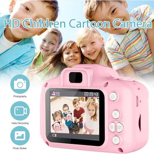 Children Digital Camera 720P HD Screen Kids Camera Educational Mini Camera for Children Baby Outdoor Photography Gifts