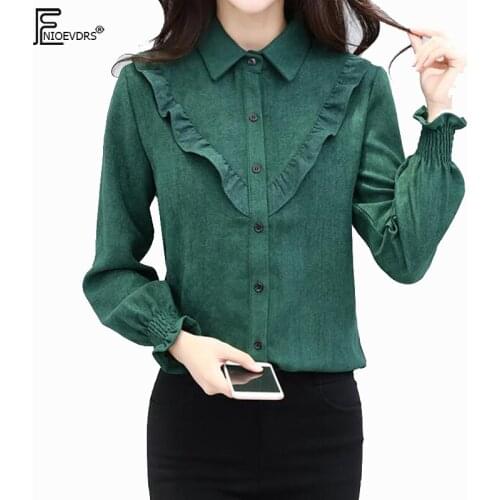 FNIOEVDRS Women's Ruffle Shirts