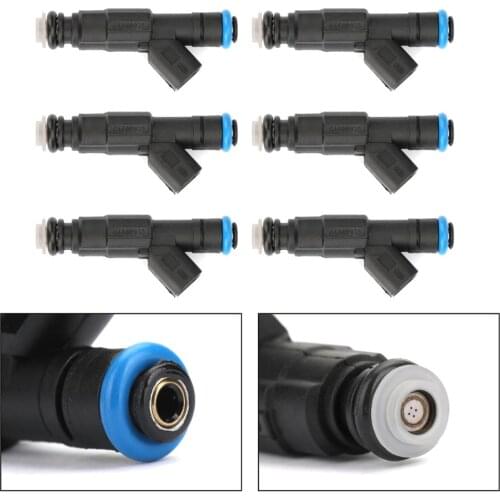 Areyourshop For For Cherokee Xj 99-01 4.0L 4-Hole Fuel Upgrade Injectors 0280155923 Fuel Injectors Car Auto Accessories