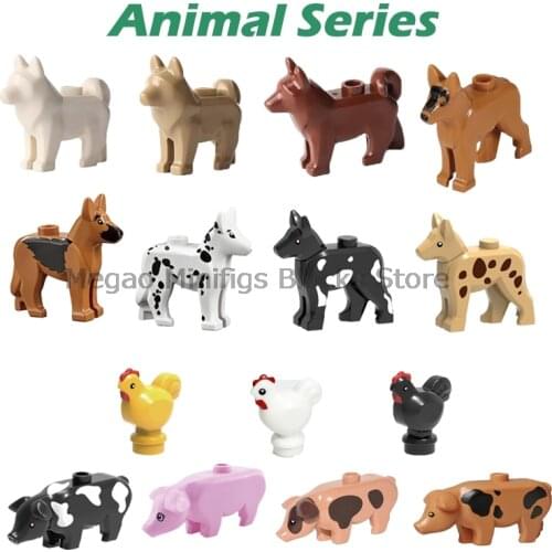 Hot Sale Animals Building Blocks Montessori Toys Teaching Aids For Early Education Dogs Educational Toys For Children Kids Gifts