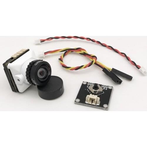 5.8G FPV Camera White Snake 2.1mm/1.8mm 1500TVL PAL/NTSC 16:9/4:3 Switchable HDR Camera For FPV Racing Drone Quadcopter RC Parts