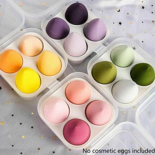 Makeup Blender Cosmetic Puff Makeup Sponge Storage Box Foundation Powder Sponge Beauty Tools Case Women Make Up Accessories
