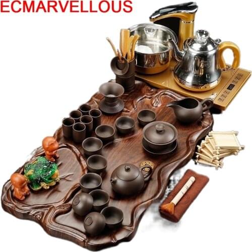 Kung Fu Kitchen Shabby Chic Teaset Bedroom Decor Keukenhulpjes Home Decoration Accessories Tea Pot Chinese China Teaware Set