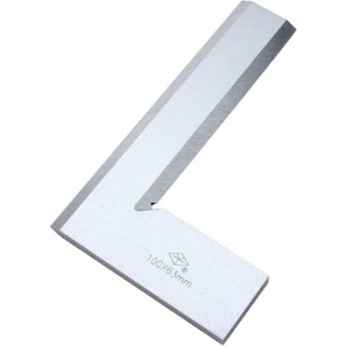 Machinist Precision Knife Edge Square Ruler 90 Degree Right Angle Ruler Engineer Measuring Tool 63x40/80x50/100x63/125x80mm