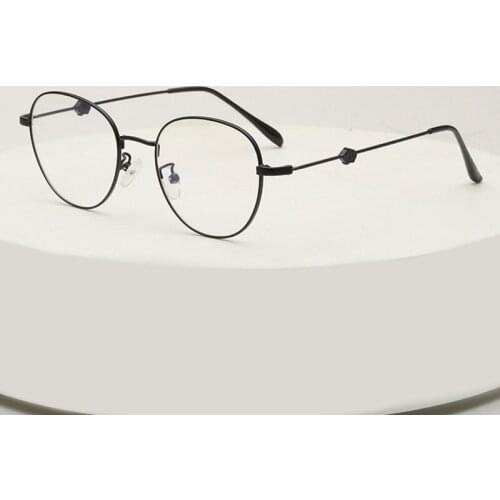 Fashion Glasses Frames Mixed Batch Metal Can Matched With Myopia Glasses Flat Lenses Oval Anti-BluE ray