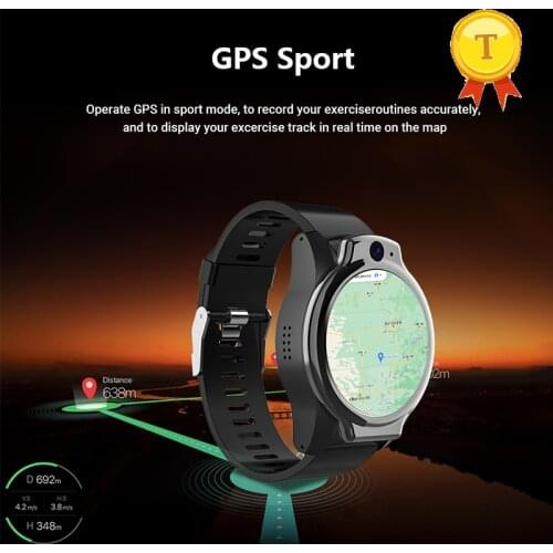 Fashion 4g swimming sim card Smart Watch MTK6762 Dual Core IP68 Waterproof 1.69inch 450*450 GPS Heart Rate Monitor wristwatch