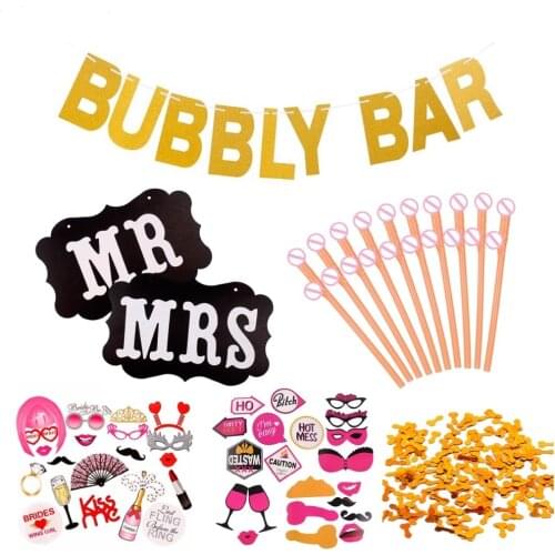 Penis Balloons Hen Banner Bachelorette Party Photo Booth Props Bride To Be Photobooth Props Hen Party Decoration